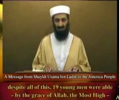 a video of Osama in Laden. 2007 Osama bin Laden Video 19